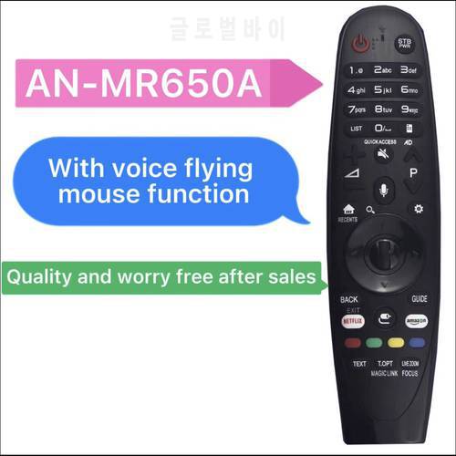 New voice LG TV intelligent magic remote control AN-MR650A AM-MR650A AN-MR18BA AN-MR19BA AN-MR400G AN-MR500G AN-MR500 AN-MR7