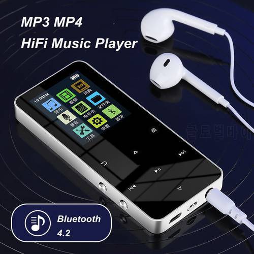 MP3 MP4 HiFi Music Player Bluetooth-compatible Support Card With FM Alarm Clock Pedometer E-Book Built-in Speaker student Gift