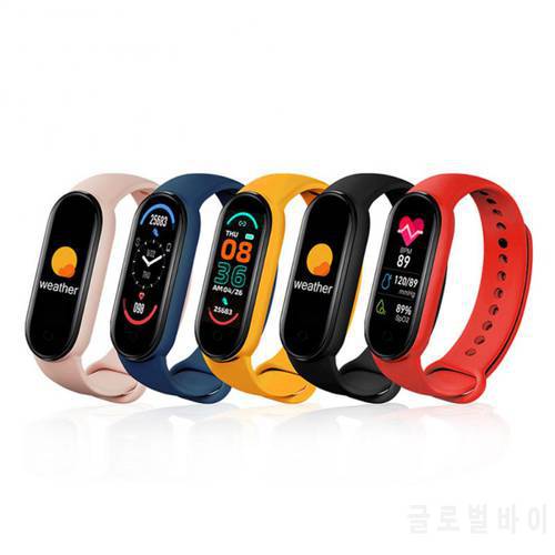 M6 Fitness Tracker Smart Watch Bracelet Fitbit Waterproof Monitor Heart Rate Blood Pressure Health Waterproof Smart Wristband