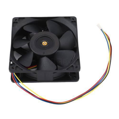 7500RPM DC12V 5.0A Miner Cooling Fan For Antminer Bitmain S7 S9 4-Pin Connector Brushless Replacement Cooler Low Noise