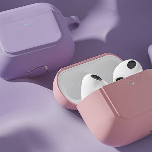 2021 Original Liquid Silicone Case For Apple Airpods 3 Case Soft Thin Cover For Airpod 3 air pods 3 3rd case Protective Fundas