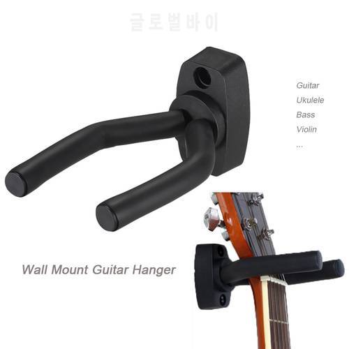 Wall Mount Guitar Hanger Hook Non-slip Holder Stand for Acoustic Guitar Ukulele Violin Bass Guitar Instrument Accessories