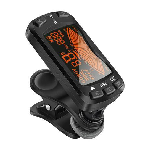 LEKATO 3 in 1 Tuner Clip On Tuner Guitar Tuner Metronome Metronome Electric Ukulele Tuner for Musical Instrument