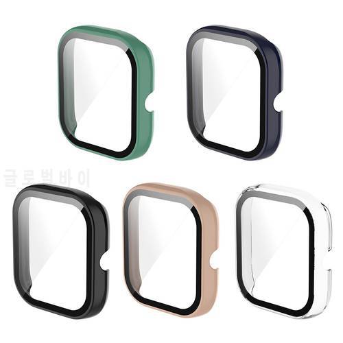 Smart Watch Glass + Cover for Huami Amazfit GTS 2 Mini PC Tempered Glass Film Screen Protector Bumper Frame Shell