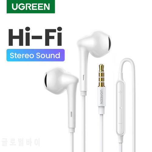 UGREEN 3.5mm USB Type C Lightning MFi Certified Wired Earbuds Headphones with Microphone Noise Cancelling HiFi Stereo
