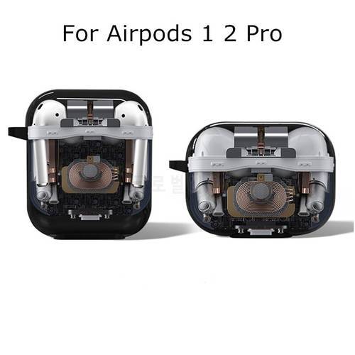 Funny Mechanical structure case For Apple Airpods 1 2 3 Pro Soft TPU case for air pods pro Protective cover for Air pods 3 pro