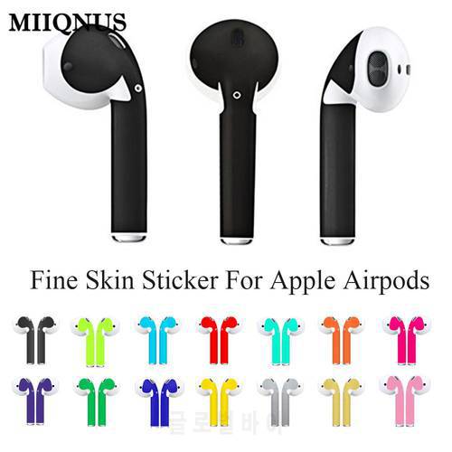 1PC Earphone Accessories For Apple Airpods Air Pods Skin Sticker Earphone Sticker Ultra Thin Dust Guard Earbuds Decals