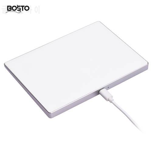 BOSTO Wired USB Touchpad Trackpad 트랙패드 for Desktop Computer Laptop PC User Compatible for IOS System Magic Trackpad Touchpad