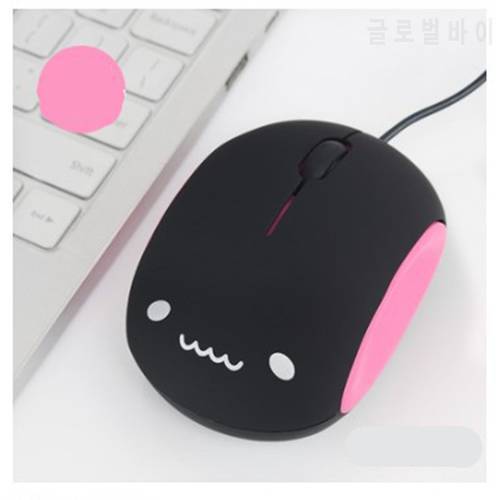 mini Computer Mouse Small Cute Mouse for Girls Cartoon USB Creative Wired Mouse for Laptop Silent Mouse for Mac Notebook 1200dpi