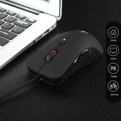 2400 DPI Heating Warmer Hands USB Wired Gaming Mouse for Notebook Computer PC Desktop Laptop Multi-Function Shipping