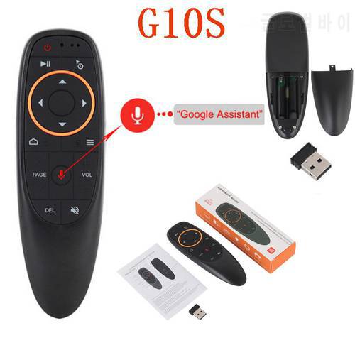 G10s voice flying mouse G10 vioce air mouse 2.4G wireless remote control with somatosensory g20s