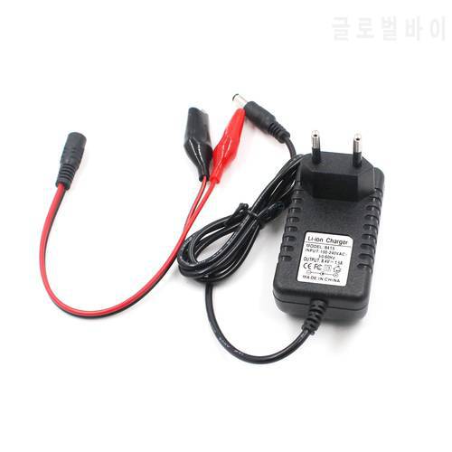18650 Rechargeable Lithium Battery Charger DC 5.5mm * 2.1mm Portable Charger for 1 2 String Lithium 4.2V 8.4V 12.6 16.8 21 25.2V
