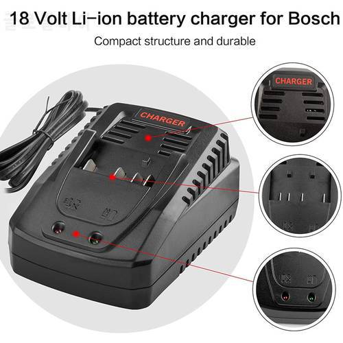 Fast charger 3.0A For Bosch AL1860CV Li-ion Battery Charger 18V 14.4V BAT609G BAT618 BAT618G BAT614 2607336236 Electrical Drill