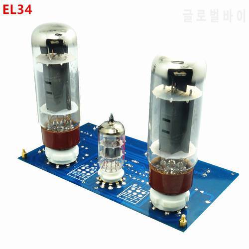EL34 el34b 10W Single-Ended Class A Tube Amplifier power amplifer diy kit board