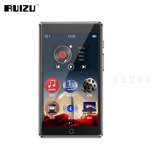 RUIZU H1 Bluetooth MP3 Player Portable Music Player Full Touch Screen MP3 MP4 Player With Speaker FM Radio Recording Video Ebook