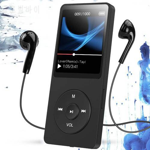 16G Hi-Fi Bluetooth MP3 Player Portable FM Radio Mini LoudSpeaker with 1.8 Inch Screen Support TF Card Video E-book Recording