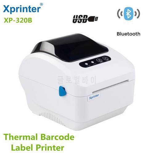 Xprinter 320B Thermal Barcode Label Printer 3 inch POS Receipt Printer 80mm Bluetooth USB for Windows Phone Price Tag Inkless