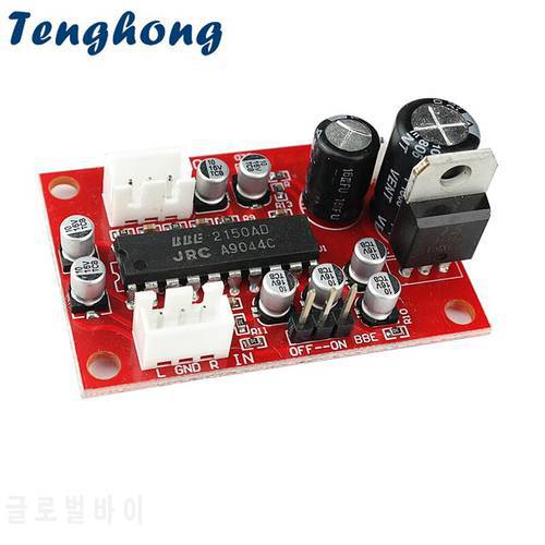 Tenghong NJM2150 BBE Tone Preamplifier Board Treble Bass Sound Effect Exciter Boosts For Audio Home Theater Amplifier Board DIY