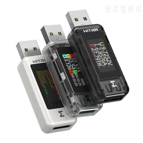 WITRN A2 fast charge to trick mobile phone charging detector, USB tester, voltmeter current