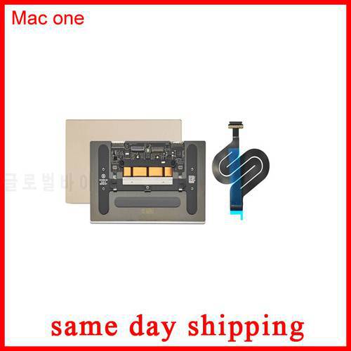 Original A1534 Touchpad for Macbook retina A1534 Trackpad with cable 2016 2017 Year Gold Color