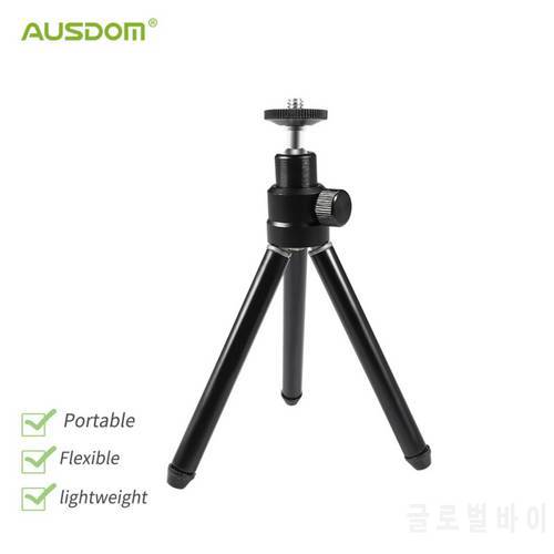AUSDOM LT1 Webcam Tripod Light Metal Table-Stand Flexible Portable Tripod for Web Camera With 1/4 Screw