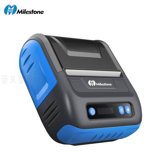 Milestone P29L Blue Tooth 80 MM Thermal 3 Inch Label Receipt Receiptmobile Portable Printer Direct Barcode Receipt Printer Oem