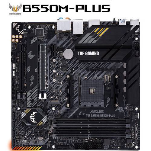 ASUS TUF GAMING B550M-PLUS Motherboard Socket AM4 DDR4 For AMD B550M B550 Original Desktop PCI-E 4.0 m.2 sata3 Mainboard Used