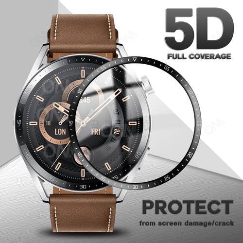 5D Screen Protector Film For Huawei Watch GT 3 GT3 2 42mm 46mm 3 Pro Smart Watch Soft Protection Cover Accessories (Not Glass)