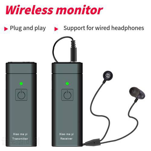UHF Wireless In-Ear Monitor System Professional Digital Sound Stage Broadcast Sound Card Outdoor Transmitter Receiver