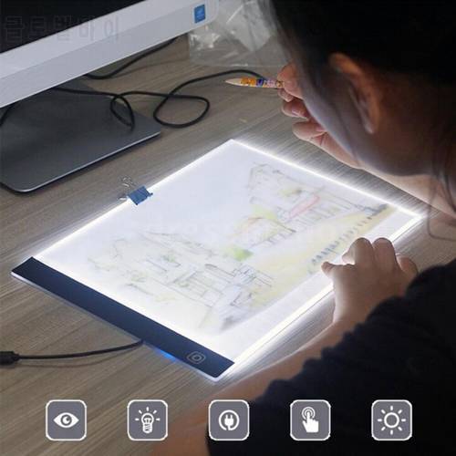 A4 LED Light Pad For Painting Drawing Tablet USB Powered Light Board 3.5mm Ultra-thin Copy Pad Panel Table Tracing Drawing Board