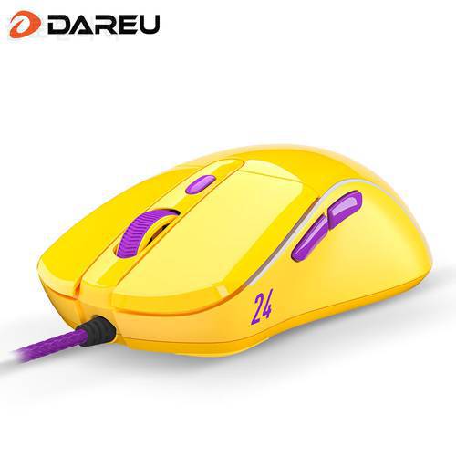 Dareu A960 65g Lightweight Wired Gaming Mouse 18000 DPI PAW3337 Optical Sensor Programmable Ergonomic Mice For Laptop PC Gamer
