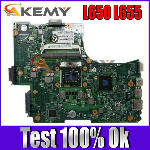 AKEMY For Toshiba L650 L655 Laptop motherboard mainboard A000075480 A000076410 A000076400 DA0BL6MB6G1 DA0BL6MB6F0 Motherboard