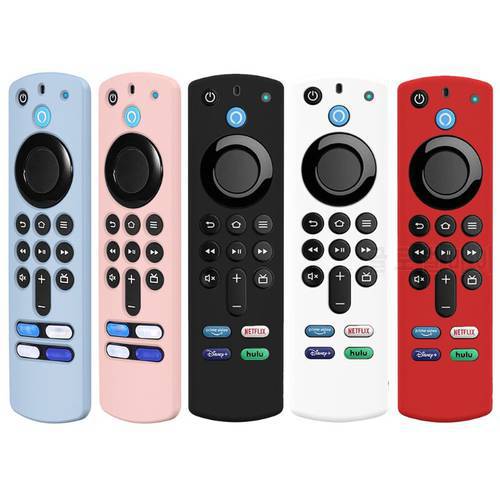 Scratch Resistant Silicone Case Precise Position Remote Protective Cover Compitable with Fire TV (3rd Gen)
