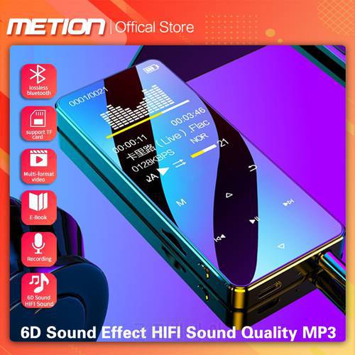 NEW Bluetooth MP3 Player Portable Student Walkman 16GB Lossless HIFI Music Player MP4 Video Player FM Recording Multifunction