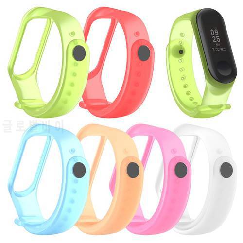 Silicone Strap For Miband M3 M4 M5 Replacement Bracelet For Mi Band 5 Sport Wrist Strap For Xiao Smartwatch Wristband