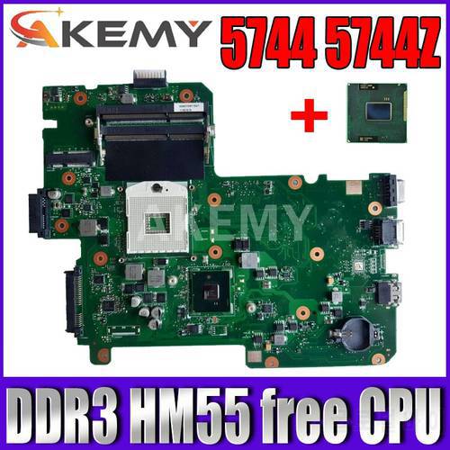 Akemy MBV5M0P001 Laptop Motherboard For Acer TravelMate 5744 5744Z 08N1-0P53J00 BIC50 MAIN BOARD 15.6