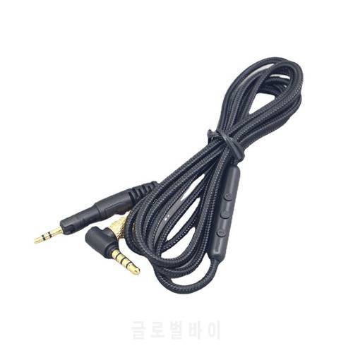 Suitable for Audio-Technica ATH-M50x M40x M60XATH-M70X earphone cable replacement cable with microphone and volume control
