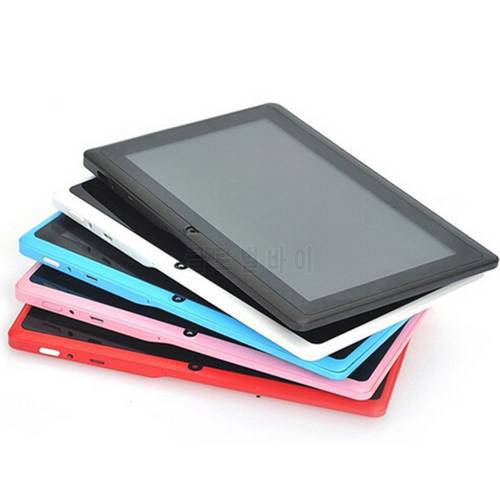 7 Inch A33 Quad Core Tablet Allwinner Android 4.4 KitKat Capacitive 1.3GHz 512MB RAM 4GB ROM WIFI Dual Camera Flashlight Q88