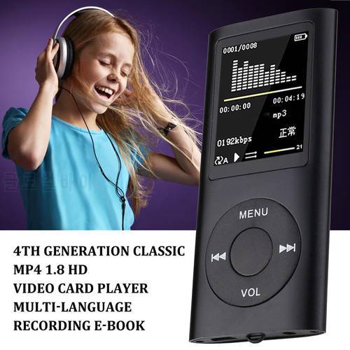 2021 MP4 Aluminum Alloy MP3 Player with Built-in Speaker HIFI player Walkman mp 4 players video Lossless music mp4 player