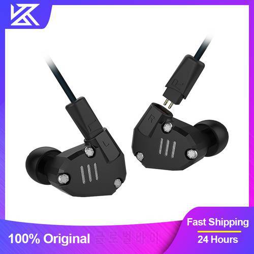 KZ ZS6 8 Drivers Earphones 2DD+2BA Hybrid Technology In Ear Monitors HIFI Stereo Sport Gaming Headset Noise Cancelling Earbuds