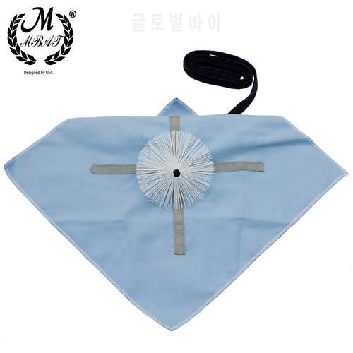 M MBAT Professional Sax Cleaning Cloth Tools With Brush Weighted Cord Woodwind Saxophone Instruments Parts & Accessories