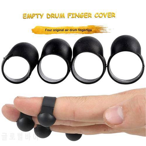 4pcs Steel Tongue Drum Finger Picks Silicone Rubber Knocking Finger Sleeves Handpan Percussion Instrument Accessory Finger Picks