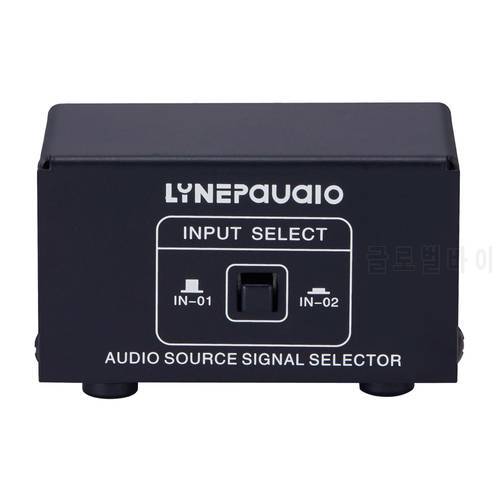 2 in 1 out or 1 in 2 out o source signal selector, switcher, speaker, o source, switcher, RCA interface, loss