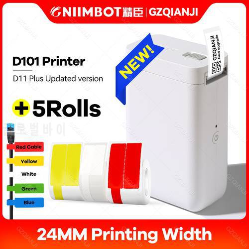 Niimbot D101 D11 UP Thermal Label Printer Portable Pocket Label Maker Mobile Phone Home Office Use Mini Printing Machine No Ink