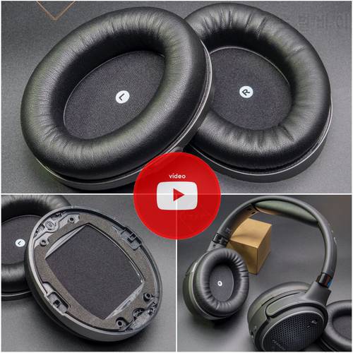 Ear Pads Foam Headband Cushion Mounting Base For Audeze Mobius Premium 3D Penrose Gaming Headphone EarPad Real Leather Lambskin