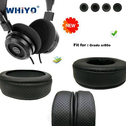 New upgrade Replacement Ear Pads for Grado sr80e Headset Parts Leather Cushion Velvet Earmuff Headset Sleeve Cover