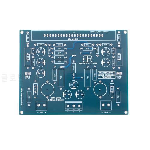 STK Power Amplifier STK4231 Circuit Board PCB Stereo HI-FI Sound Amp 2x100W Watt Audio Preamplifier Preamp STK4231-II DIY