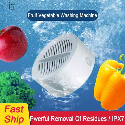 Xiaoda Portable Fruit Vegetable Washing Machine IPX7 Waterproof Rechargable Remove Reside Purifier Pwerful Removal Of Residues