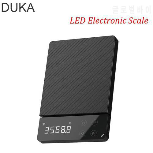 In Stock ATuMan DUKA ES1 0-3KG8KG Household LCD Digital Electronic Scale Multi-function HD Backlit Electronic Food Scales