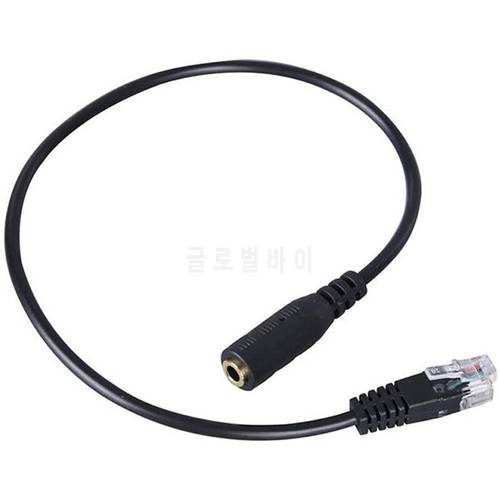 3.5mm Plug Jack to RJ9 for iPhone Headset to Cisco Office Phone Adapter Cable